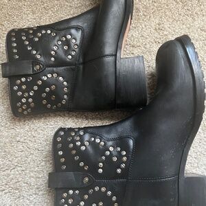Free People Harmony Ankle Studded Leather Boots